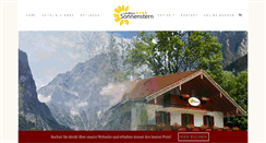 Desktop Screenshot of landhaus-sonnenstern.de
